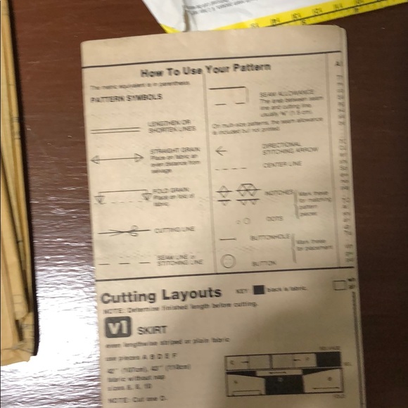 Vintage simplicity skirt pattern - Picture 6 of 6